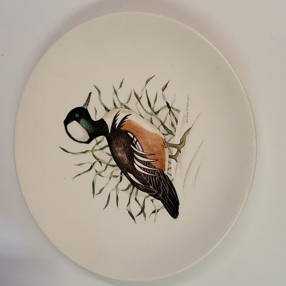 Vintage 1961 Duck by Delano Studios Decorative Plate - Picture 1 of 6